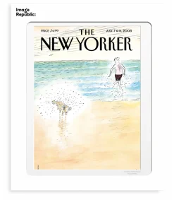 Image Republic Affiche The New Yorker Sempe First Bath 38 x 56 cm* Affiches & Tableaux