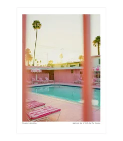 Image Republic Affiche The Vision Awol 011 - The pink umbrellas 30 x 40 cm* Affiches & Tableaux