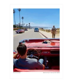 Image Republic Affiche The Vision Awol 019 - The red Mustang 30 x 40 cm* Affiches & Tableaux