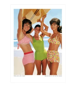 Image Republic Affiche The Vision Awol 021 - Three girls and a board 38 x 56 cm* Affiches & Tableaux