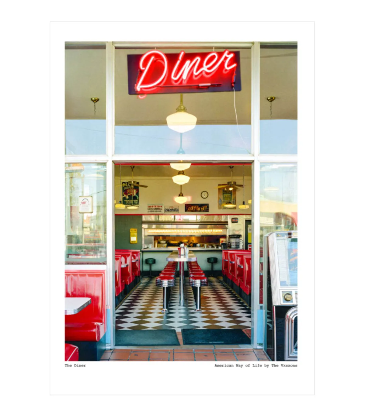 Image Republic Affiche The Vision Awol 023 - Diner 56 x 76 cm* Affiches & Tableaux