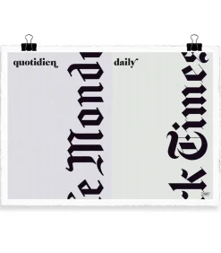 Image Republic Affiche Vahram Muratyan "Le Journal" 56 x 76 cm* Affiches & Tableaux