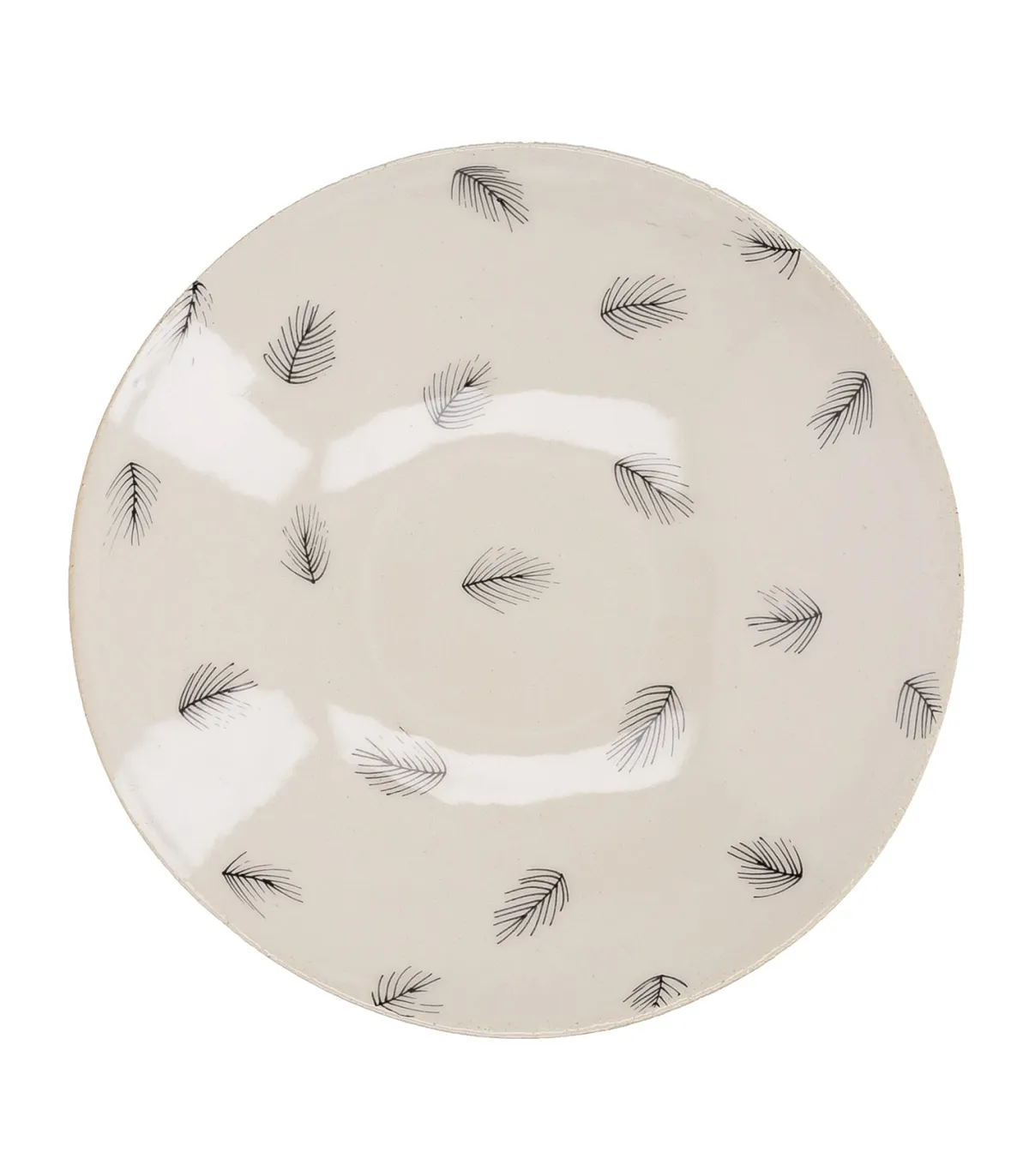 Three Seven Assiette creuse en céramique "Petites plumes"* Assiettes & Plats