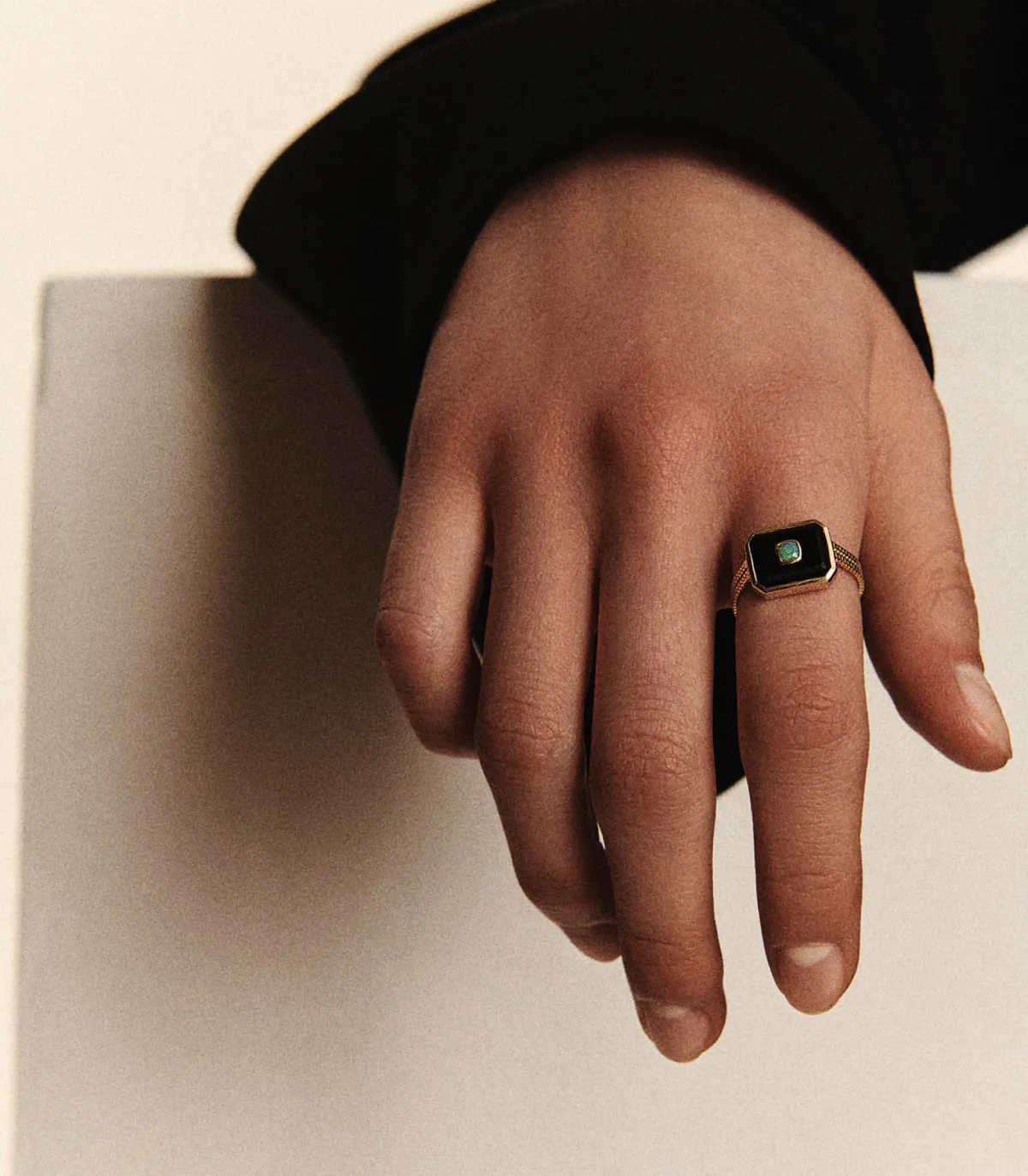 Pascale Monvoisin Bague Anton N°1 Black Onyx*Femme Bagues