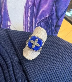 Pascale Monvoisin Bague Bowie n°2 Lapis Diamant x Jane de Boy*Femme Bagues