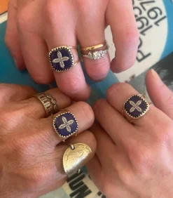 Pascale Monvoisin Bague Bowie n°2 Lapis Diamant x Jane de Boy*Femme Bagues