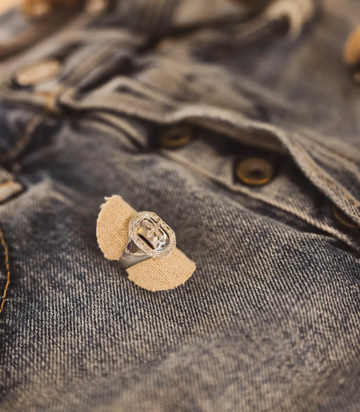 Stone Paris Bague Céleste chevalière*Femme Bagues