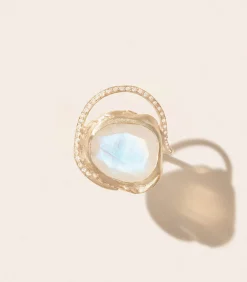 Pascale Monvoisin Bague Gaia Moonstone*Femme Bagues