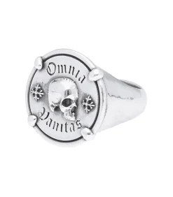 Corpus Christi Bague Omnia Vanitas en argent*Femme Bagues