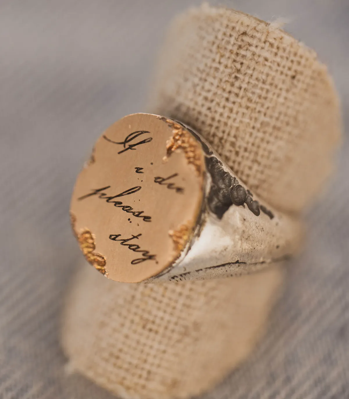 Tó Garal Bague Please Stay Red Gold*Femme Bagues