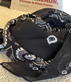 destin Bandana Black 59 x 59 cm*Femme Écharpes & Étoles|Écharpes & Étoles