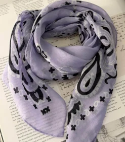 destin Bandana Lilla 59 x 59 cm*Femme Écharpes & Étoles