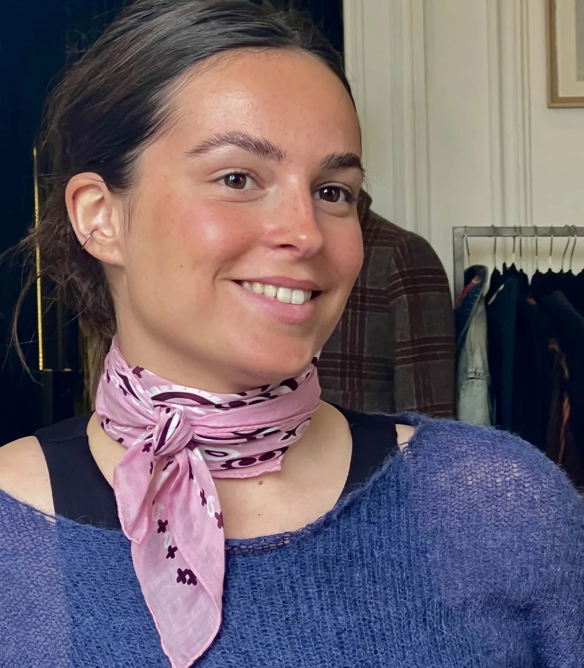 destin Bandana Rose 59 x 59 cm*Femme Écharpes & Étoles