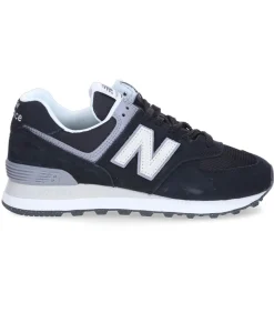 New Balance Baskets 574 Black Grey*Femme Baskets
