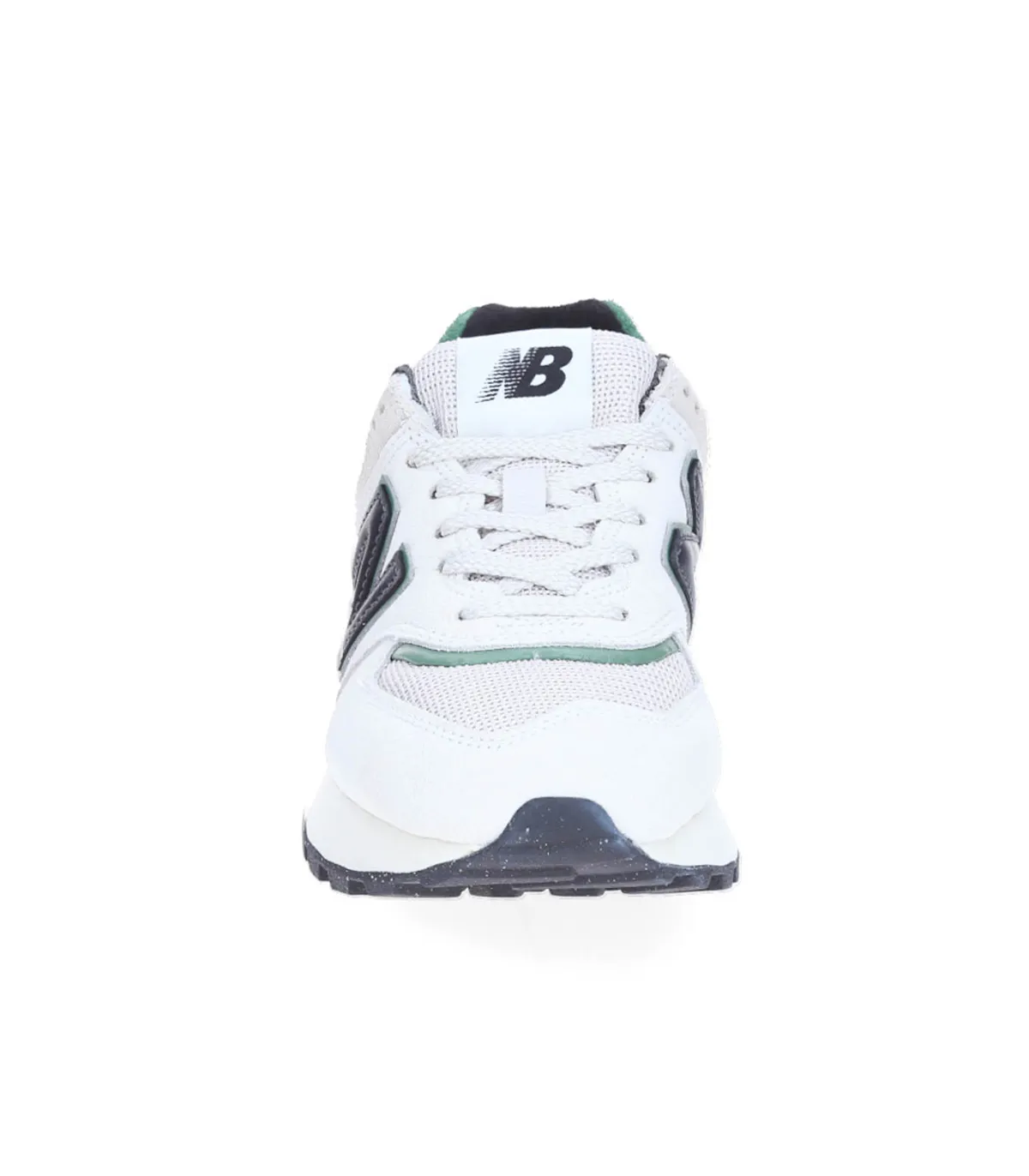 New Balance Baskets 574 Blanc et Vert*Femme Baskets