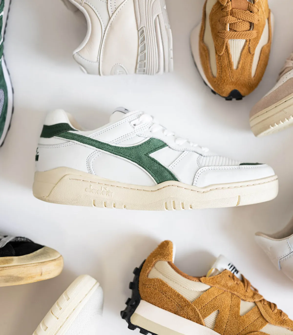 Diadora Baskets B.560 Used*Homme Baskets|Diadora