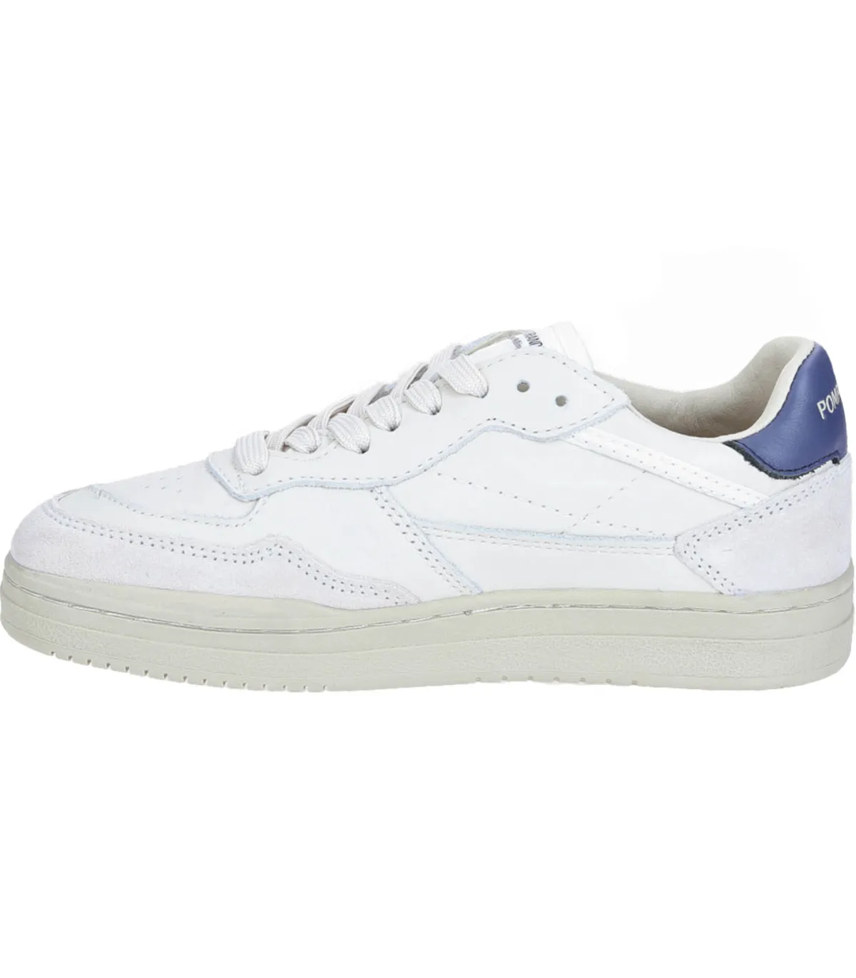 Pompeii Brand Baskets Elan Cuir Ecru Jeans*Femme Baskets