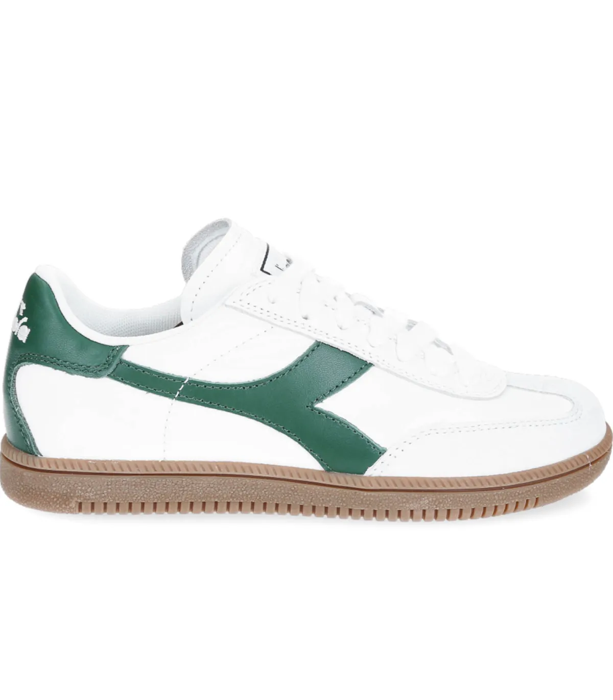 Diadora Baskets Trainer Blanc et Verts Paturages*Femme Baskets|Diadora