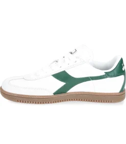 Diadora Baskets Trainer Blanc et Verts Paturages*Femme Baskets|Diadora