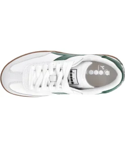 Diadora Baskets Trainer Blanc et Verts Paturages*Femme Baskets|Diadora
