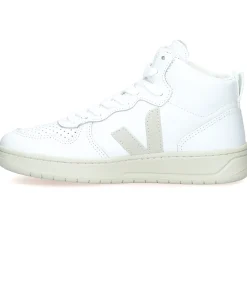 Veja Baskets V-15 Leather Extra-White Natural*Femme Baskets