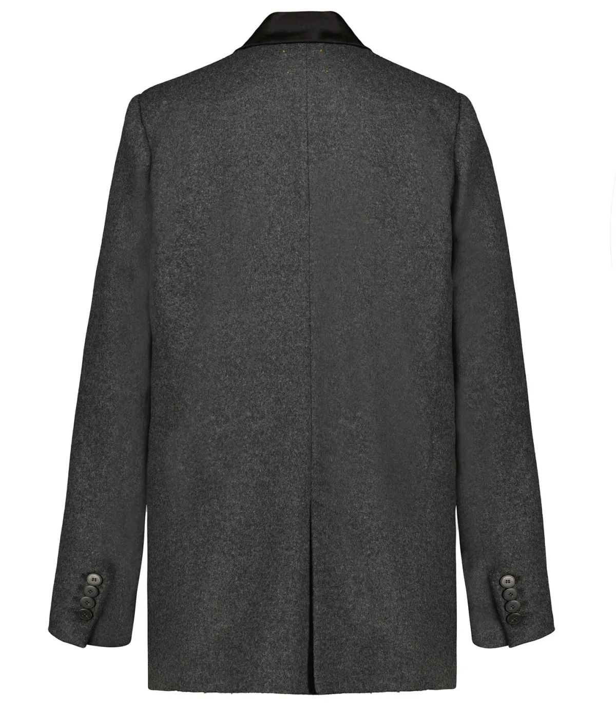 Forte Forte Blazer en Laine Cloth Velvet Rever Antracite*Femme Manteaux & Vestes