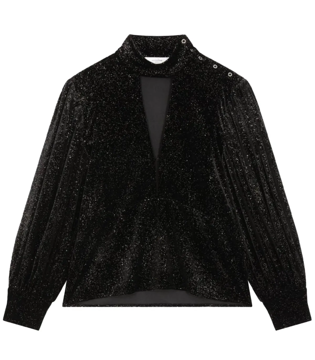 Roseanna Blouse Bianca Galaxie velours*Femme Hauts