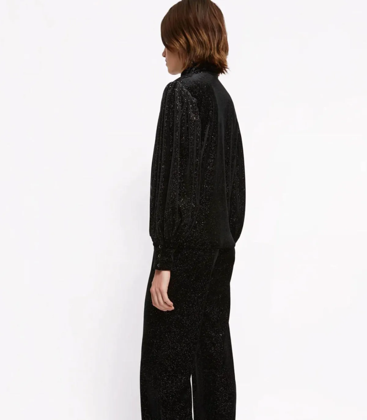 Roseanna Blouse Bianca Galaxie velours*Femme Hauts