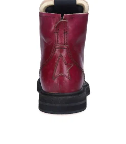 Golden Goose Boots à lacets Ele Bordeaux*Femme Boots & Bottines