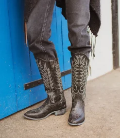 Mexicana Boots Santiag Razz 13 Crack Black*Femme Boots & Bottines|Mexicana