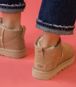 UGG® Bottines Classic Ultra Mini Daim*Femme Boots & Bottines|Ugg®