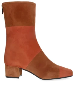 Carel Paris Bottines Estime Go en cuir suédé Brick*Femme Boots & Bottines