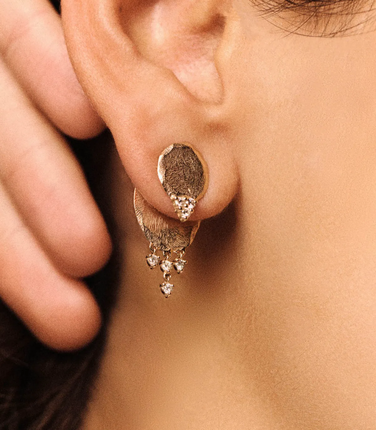 Pascale Monvoisin Boucle d'oreille Gaby n°3*Femme Boucles D'Oreilles