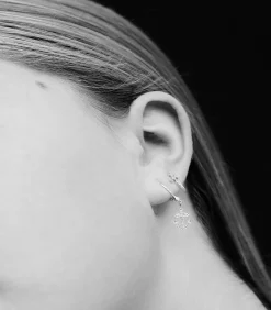 Stone Paris Boucle d'oreille puce Blood Diamonds or jaune*Femme Boucles D'Oreilles