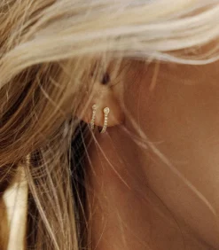 And... Paris Boucle d'oreille Semi Pavée et Diamants*Femme Boucles D'Oreilles|And... Paris