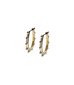 5 Octobre Boucles d'oreilles Arva Or et*Femme Boucles D'Oreilles