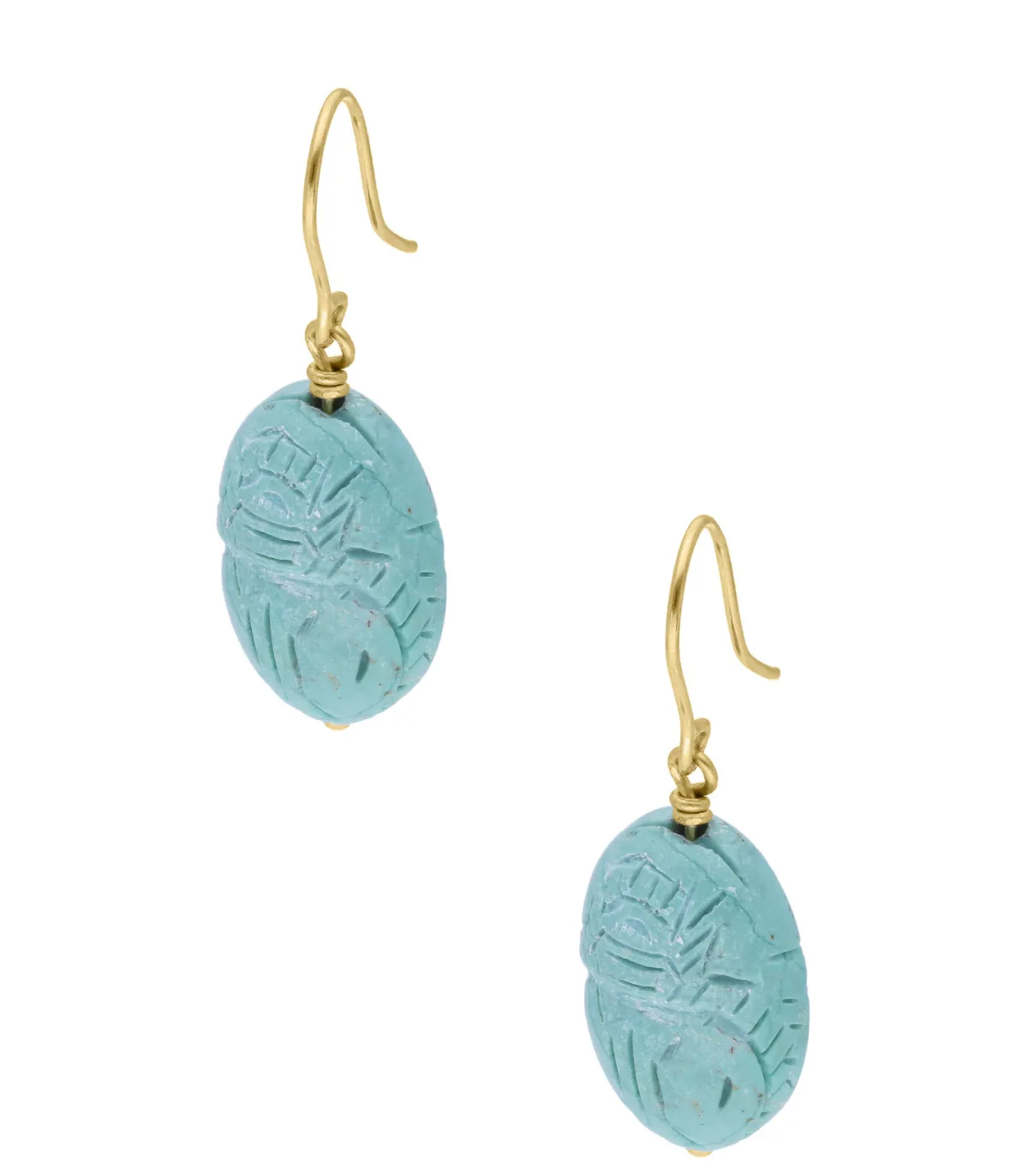 Aurélie Bidermann Boucles d'oreilles Scarabée Turquoise*Femme Boucles D'Oreilles