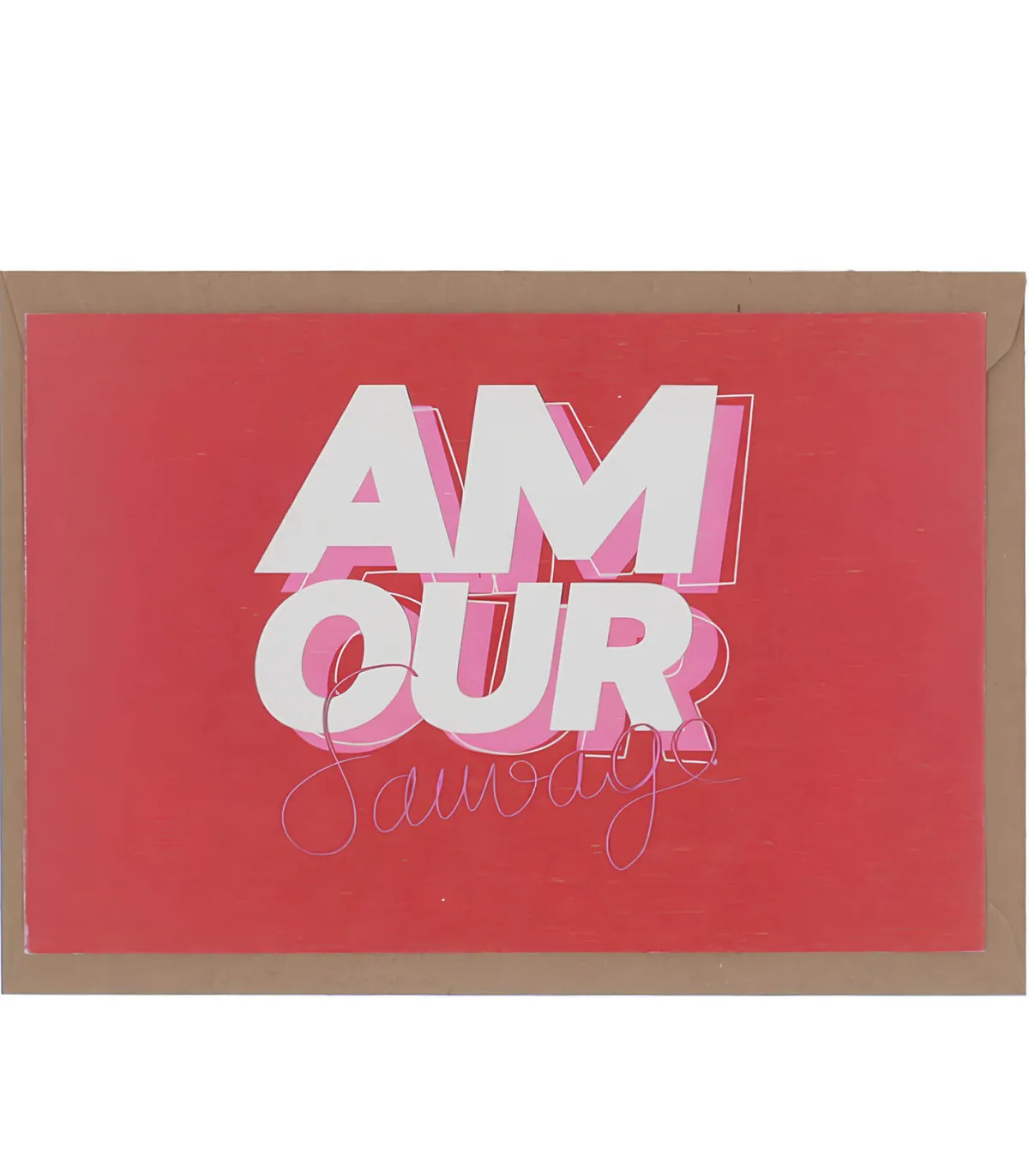 LES BONNES SOEURS Carte de voeux Amour Sauvage* Cartes Postales