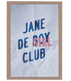 LES BONNES SOEURS Carte de voeux Jane de Girl Club Bleu et Rouge* Cartes Postales