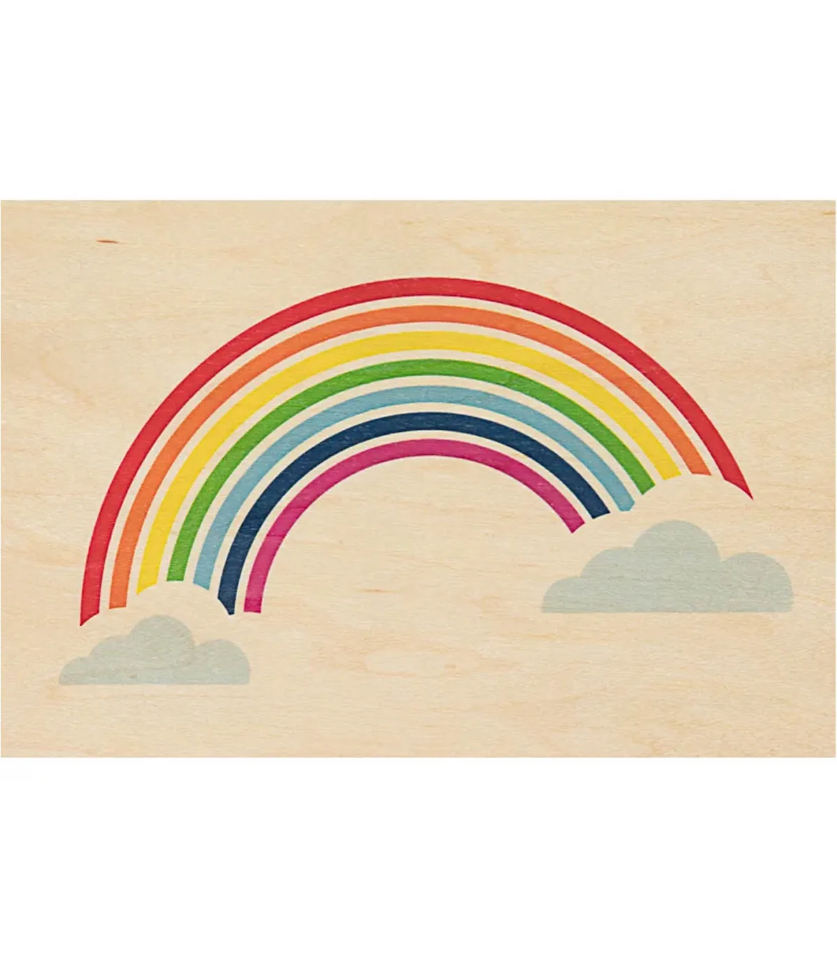 Woodhi Carte postale en bois Miami Rainbow* Cartes Postales