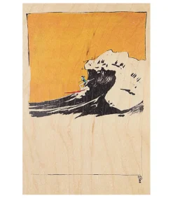 Woodhi Carte postale en bois Ride Catch* Cartes Postales