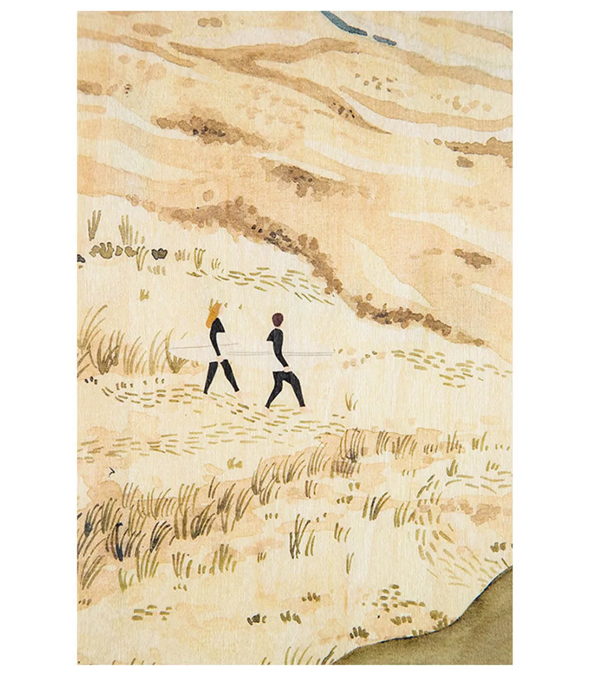 Woodhi Carte postale en bois Winter Duo* Cartes Postales