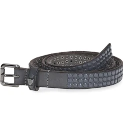 HTC Los Angeles Ceinture en cuir 3000 studs colorblock*Femme Ceintures
