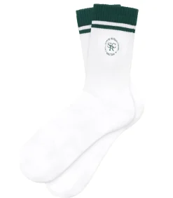 Sporty & Rich Chaussettes SRHWC White Forest*Femme Lingerie|Sous-Vêtements