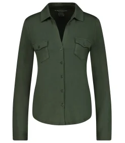 Majestic Filatures Chemise Anna Manches Longues Forest*Femme Hauts