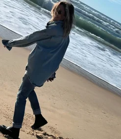 Anine Bing Chemise Dante Bleached Blue*Femme Hauts