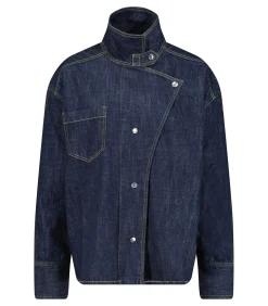 Margaux Lonnberg Chemise en Jean Destructurée Egan Bleu Brut*Femme Hauts|Manteaux & Vestes