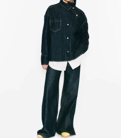 Margaux Lonnberg Chemise en Jean Destructurée Egan Bleu Brut*Femme Hauts|Manteaux & Vestes