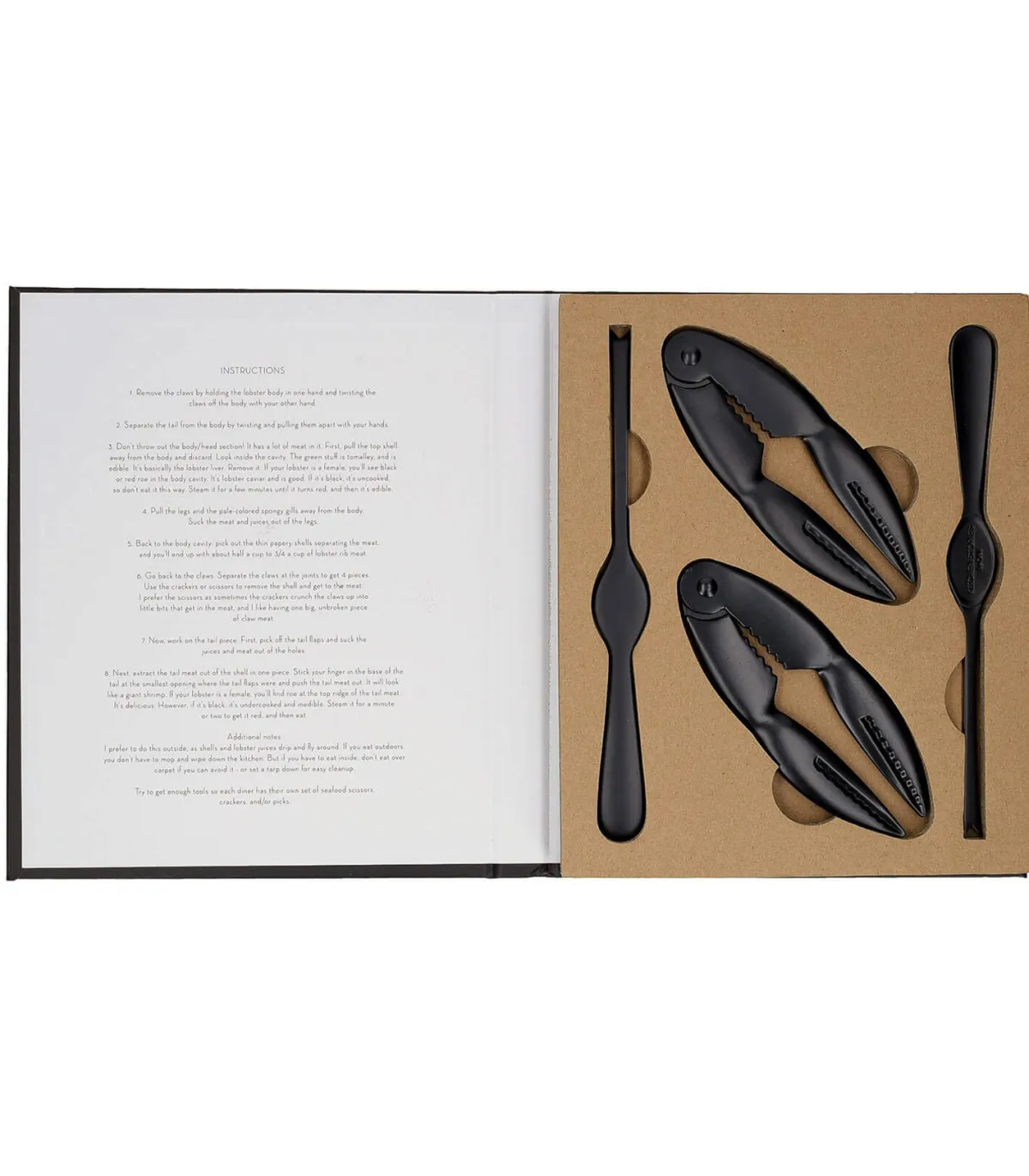 Byon Coffret 2 pinces à crabe et 2 curettes* Ustensiles & Accessoires