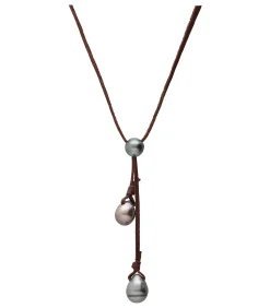 Tamahiné Collier Aritea 3 perles*Femme Colliers